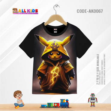 KIDS 3D T-SHIRT HALF SLEEVE