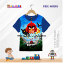 ANGRY BIRDS KIDS 3D T-SHIRT HALF SLEEVE (SUBLIMATION PRINT)-AK0005