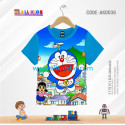 DOREMON KIDS 3D T-SHIRT HALF SLEEVE (SUBLIMATION PRINT)-AK0036