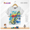 GITTER YELLOW KIDS 3D T-SHIRT HALF SLEEVE (SUBLIMATION PRINT)-AK0060