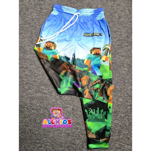 KIDS SWEAT SHIRT AND TROUSER SET MINECRAFT (3D SUBLIMATION PRINT)-AKS03