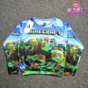KIDS SWEAT SHIRT AND TROUSER SET MINECRAFT (3D SUBLIMATION PRINT)-AKS03