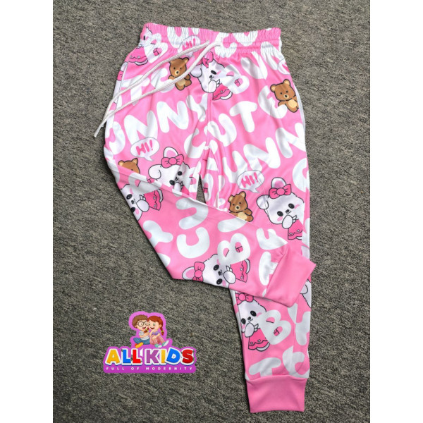 KIDS SWEAT SHIRT AND TROUSER SET CUTE BUNNY (3D SUBLIMATION PRINT)-AKS06