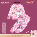 KIDS SWEAT SHIRT AND TROUSER SET CUTE BUNNY (3D SUBLIMATION PRINT)-AKS06