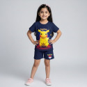 2Pcs T-shirt & half pant set combo pokemon & butterfly - AKSETC10