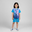  T-shirt & half pant set Frozen blue design-AKSETC11.1