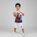 T-shirt & half pant set  Spiderman white design-AKSETC1.2