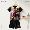  T-shirt & half pant set  ironman design-AKSETC2.2