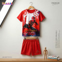  T-shirt & half pant set  spiderman red design-AKSETC4.1