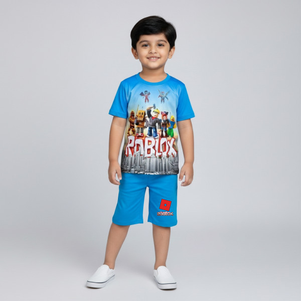 T-shirt & half pant set roblox design-AKSETC7.1