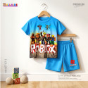  T-shirt & half pant set roblox design-AKSETC7.1