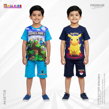 2Pcs T-shirt & h...