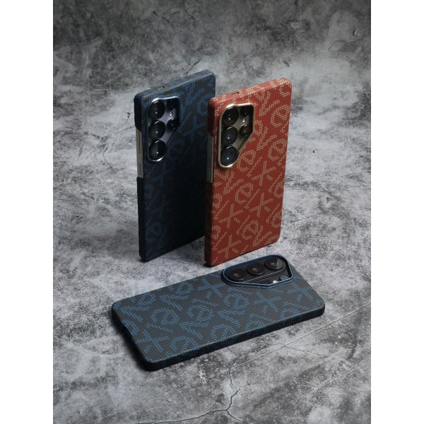 Xlevel Carbon Fiber Texture Ultra-Thin PC Case For Samsung S25 Ultra S24 Ultra