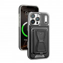 RMBMAX Premium PU leather Magsafe hard case with magnetic card holder Case For Iphone