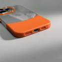 Luxury Design Colorful Transparent 2 Part Case For Iphone 