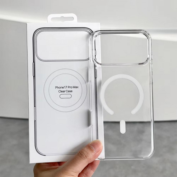 IC Animation Supported Clear Magesafe Transparent Case (Anti yellow )