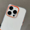 Luxury Design Colorful Transparent 2 Part Case For Iphone 