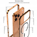 High Quality Aluminum Metal Frame Electroplate Protective Phone Case for iPhone
