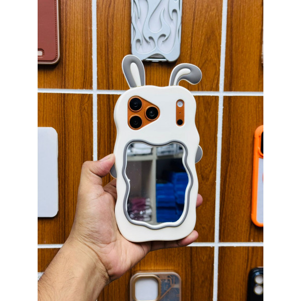 Premium Rabbit Mirror Case For iPhone Available Model