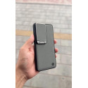 Premium Shell Protective Hard PU Leather Camera Folding Stand Case 