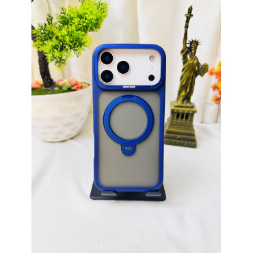 High Quality Translucent Magnetic Stand Phone Case for iPhone