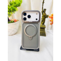 High Quality Translucent Magnetic Stand Phone Case for iPhone