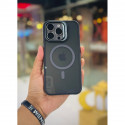 Case Pro Magsafe Magnetic Camera Glass Protector Stand Case for iPhone