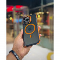 Case Pro Magsafe Magnetic Camera Glass Protector Stand Case for iPhone