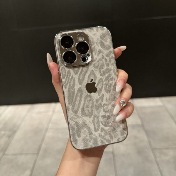 Luxe Leopard Glitter Case for iphone