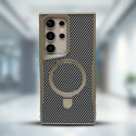 RMO Brand Carbon Fiber Kickstand Magsafe Case For Galaxy Ultra Series 