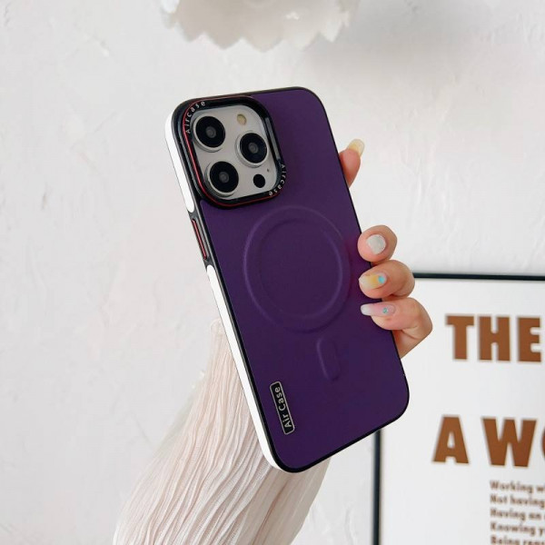 Ultra Premium MagSafe hard leather case for iphone