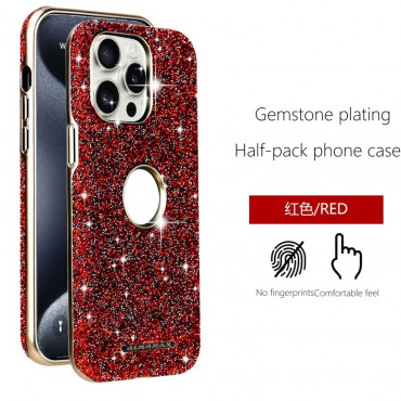 Fashion Electroplating Glitter Bling Magnetic Case for iPhone , Sparkle, Style & Wireless Convenience