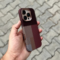 LUXO Original Carbon Fiber Texture Matte Bumper iPhone Case