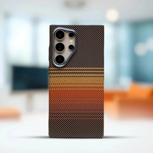  Premium Luxo Carbon Fiber Case For Samsung Galaxy S25Ultra S24Ultra S23Ultra