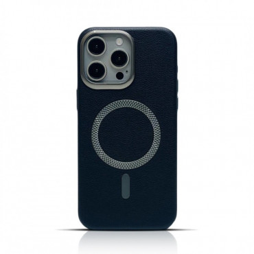 Smoothy Finish PU Mix Perfume Leather Magsafe Case For Iphone 12 to 16 pro Max