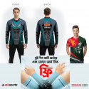 Ride & Pride Combo- Yamaha Fazer Bike T-Shirt + Bangladesh T-Shirt (One Pair ARM Sleeves Free) ASD23