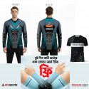Ride & Pride Combo- Yamaha Fazer Bike T-Shirt + Alhamdulillah T-Shirt (One Pair ARM Sleeves Free) ASD63