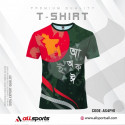 Bangla Bornomala Half Sleeve Four Part Sublimation Print For T-Shirt -AS36