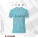 Bismillah Half Sleeve Four Part Sublimation Print For T-Shirt -Code:AS118