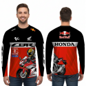 CBR Bike Full Sleeve Four Part Sublimation Print For Premium Bike T-Shirt - AS01