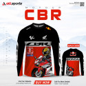 CBR Bike Full Sleeve Four Part Sublimation Print For Premium Bike T-Shirt - AS01