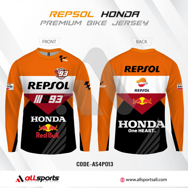 BIKERS T-SHIRT FULL SLEEVE JERSEY WITH JOURNEY COMBO (04 PART SUBLIMATION PRINT)-AS4PC2P3