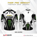 Thor Pro Circuit Racing Full Sleeve Four Part Sublimation Print For Bike T-Shirt -AS4P055 