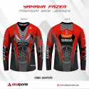 YAMAHA FAZER RED BIKE T-SHIRT FULL SLEEVE (4 PART SUBLIMATION PRINT)-AS4P079