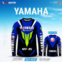 YAMAHA MT15 Blue T-shirt Full Sleeve (4 part sublimation print)-AS4P003
