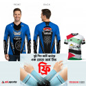 Ride & Pride Combo- Yamaha FZ-5 Bike T-Shirt + Palestine T-Shirt (One Pair ARM Sleeves Free) BP019