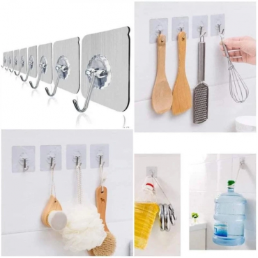 20 Pieces Adhesive Single Wall Hook