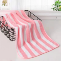 Coral Velvet Fabric Towel