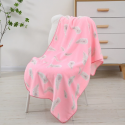 Feather Printed Microfiber Shower Bathing Towel A