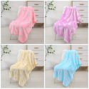 Feather Printed Microfiber Shower Bathing Towel A